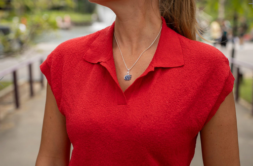 Silver necklace Grace